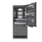 36 In. 19.8 Cu. Ft. Panel Ready Built-in Bottom Freezer Refrigerator With Water Dispenser And Ice Maker With Graphite Gray Interior