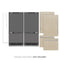 72 In. 39.6 Cu. Ft. Panel Ready French Door Built-in Bottom Freezer Refrigerator With Water Dispensers And Ice Makers With Graphite Gray Interior