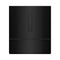 72 In. 39.6 Cu. Ft. French Door Built-in Bottom Freezer Refrigerator With Water Dispensers And Ice Makers In Black Stainless Steel With Graphite Gray Interior
