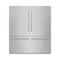72 In. 39.6 Cu. Ft. French Door Built-in Bottom Freezer Refrigerator With Water Dispensers And Ice Makers In Satin Stainless Steel With Graphite Gray Interior