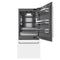 36 In. 19.8 Cu. Ft. Built-in Bottom Freezer Refrigerator With Water Dispenser And Ice Maker In White Matte With Graphite Gray Interior