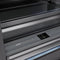 Autograph Edition 36 In. 19.8 Cu. Ft. Built-in Bottom Freezer Refrigerator With Water Dispenser And Ice Maker In Stainless Steel With Graphite Gray Interior And Polished Nickel Helix Handles