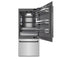 Autograph Edition 36 In. 19.8 Cu. Ft. Built-in Bottom Freezer Refrigerator With Water Dispenser And Ice Maker In Stainless Steel With Graphite Gray Interior And Matte Black Accents