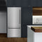 Autograph Edition 36 In. 19.8 Cu. Ft. Built-in Bottom Freezer Refrigerator With Water Dispenser And Ice Maker In Stainless Steel With Graphite Gray Interior And Matte Black Accents