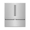 Autograph Edition 72 In. 39.6 Cu. Ft. French Door Built-in Bottom Freezer Refrigerator With Water Dispensers And Ice Makers In Stainless Steel With Graphite Gray Interior And Matte Black Accents