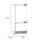 Autograph Edition 36 In. 19.8 Cu. Ft. Panel Ready Built-in Bottom Freezer Refrigerator With Water Dispenser And Ice Maker With Graphite Gray Interior And Polished Gold Accents