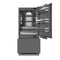 Autograph Edition 36 In. 19.8 Cu. Ft. Panel Ready Built-in Bottom Freezer Refrigerator With Water Dispenser And Ice Maker With Graphite Gray Interior And Matte Black Accents