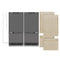 Autograph Edition 72 In. 39.6 Cu. Ft. Panel Ready French Door Built-in Bottom Freezer Refrigerator With Water Dispensers And Ice Makers With Graphite Gray Interior And Polished Gold Accents