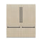 Autograph Edition 72 In. 39.6 Cu. Ft. Panel Ready French Door Built-in Bottom Freezer Refrigerator With Water Dispensers And Ice Makers With Graphite Gray Interior And Matte Black Accents
