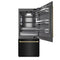Autograph Edition 36 In. 19.8 Cu. Ft. Built-in Bottom Freezer Refrigerator With Water Dispenser And Ice Maker In Black Stainless Steel With Graphite Gray Interior And Champagne Bronze Accents