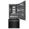 Autograph Edition 36 In. 19.8 Cu. Ft. Built-in Bottom Freezer Refrigerator With Water Dispenser And Ice Maker In Black Stainless Steel With Graphite Gray Interior And Polished Gold Accents
