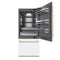 Autograph Edition 36 In. 19.8 Cu. Ft. Built-in Bottom Freezer Refrigerator With Water Dispenser And Ice Maker In White Matte With Graphite Gray Interior And Champagne Bronze Accents