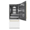 Autograph Edition 36 In. 19.8 Cu. Ft. Built-in Bottom Freezer Refrigerator With Water Dispenser And Ice Maker In White Matte With Graphite Gray Interior And Champagne Bronze Accents