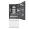 Autograph Edition 36 In. 19.8 Cu. Ft. Built-in Bottom Freezer Refrigerator With Water Dispenser And Ice Maker In White Matte With Graphite Gray Interior And Polished Gold Accents