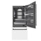 Autograph Edition 36 In. 19.8 Cu. Ft. Built-in Bottom Freezer Refrigerator With Water Dispenser And Ice Maker In White Matte With Graphite Gray Interior And Matte Black Accents