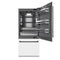 Autograph Edition 36 In. 19.8 Cu. Ft. Built-in Bottom Freezer Refrigerator With Water Dispenser And Ice Maker In White Matte With Graphite Gray Interior And Matte Black Accents