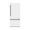 Autograph Edition 36 In. 19.8 Cu. Ft. Built-in Bottom Freezer Refrigerator With Water Dispenser And Ice Maker In White Matte With Graphite Gray Interior And Matte Black Accents