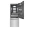 30 In. 16.1 Cu. Ft. Built-in Bottom Freezer Refrigerator With Water Dispenser And Ice Maker In Stainless Steel With Graphite Gray Interior