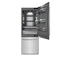 30 In. 16.1 Cu. Ft. Built-in Bottom Freezer Refrigerator With Water Dispenser And Ice Maker In Stainless Steel With Graphite Gray Interior