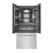 36 In. 19.6 Cu. Ft. French Door Built-in Bottom Freezer Refrigerator With Water Dispenser And Ice Maker In Stainless Steel With Graphite Gray Interior