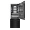 30 In. 16.1 Cu. Ft. Built-in Bottom Freezer Refrigerator With Water Dispenser And Ice Maker In Black Stainless Steel With Graphite Gray Interior