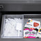 30 In. 16.1 Cu. Ft. Built-in Bottom Freezer Refrigerator With Water Dispenser And Ice Maker In Black Stainless Steel With Graphite Gray Interior