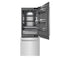30 In. 16.1 Cu. Ft. Built-in Bottom Freezer Refrigerator With Water Dispenser And Ice Maker In Satin Stainless Steel With Graphite Gray Interior