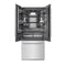 36 In. 19.6 Cu. Ft. French Door Built-in Bottom Freezer Refrigerator With Water Dispenser And Ice Maker In Satin Stainless Steel With Graphite Gray Interior