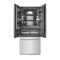 36 In. 19.6 Cu. Ft. French Door Built-in Bottom Freezer Refrigerator With Water Dispenser And Ice Maker In Satin Stainless Steel With Graphite Gray Interior