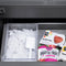 30 In. 16.1 Cu. Ft. Built-in Bottom Freezer Refrigerator With Water Dispenser And Ice Maker In White Matte With Graphite Gray Interior