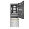 Autograph Edition 30 In. 16.1 Cu. Ft. Built-in Bottom Freezer Refrigerator With Water Dispenser And Ice Maker In Stainless Steel With Graphite Gray Interior And Polished Gold Accents
