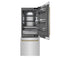 Autograph Edition 30 In. 16.1 Cu. Ft. Built-in Bottom Freezer Refrigerator With Water Dispenser And Ice Maker In Stainless Steel With Graphite Gray Interior And Polished Gold Helix Handles