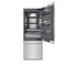 Autograph Edition 30 In. 16.1 Cu. Ft. Built-in Bottom Freezer Refrigerator With Water Dispenser And Ice Maker In Stainless Steel With Graphite Gray Interior And Polished Nickel Helix Handles