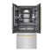 Autograph Edition 36 In. 19.6 Cu. Ft. French Door Built-in Bottom Freezer Refrigerator With Water Dispenser And Ice Maker In Stainless Steel With Graphite Gray Interior And Champagne Bronze Accents