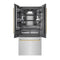 Autograph Edition 36 In. 19.6 Cu. Ft. French Door Built-in Bottom Freezer Refrigerator With Water Dispenser And Ice Maker In Stainless Steel With Graphite Gray Interior And Polished Gold Accents
