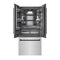 Autograph Edition 36 In. 19.6 Cu. Ft. French Door Built-in Bottom Freezer Refrigerator With Water Dispenser And Ice Maker In Stainless Steel With Graphite Gray Interior And Matte Black Accents