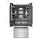 Autograph Edition 36 In. 19.6 Cu. Ft. French Door Built-in Bottom Freezer Refrigerator With Water Dispenser And Ice Maker In Stainless Steel With Graphite Gray Interior And Matte Black Accents
