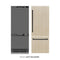 Autograph Edition 30 In. 16.1 Cu. Ft. Panel Ready Built-in Bottom Freezer Refrigerator With Water Dispenser And Ice Maker With Graphite Gray Interior And Matte Black Accents