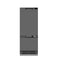 Autograph Edition 30 In. 16.1 Cu. Ft. Panel Ready Built-in Bottom Freezer Refrigerator With Water Dispenser And Ice Maker With Graphite Gray Interior And Matte Black Accents