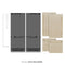 Autograph Edition 60 In. 32.2 Cu. Ft. Panel Ready French Door Built-in Bottom Freezer Refrigerator With Water Dispenser And Ice Maker With Graphite Gray Interior And Polished Gold Accents
