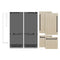 Autograph Edition 60 In. 32.2 Cu. Ft. Panel Ready French Door Built-in Bottom Freezer Refrigerator With Water Dispenser And Ice Maker With Graphite Gray Interior And Matte Black Accents