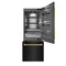 Autograph Edition 30 In. 16.1 Cu. Ft. Built-in Bottom Freezer Refrigerator With Water Dispenser And Ice Maker In Black Stainless Steel With Graphite Gray Interior And Champagne Bronze Accents