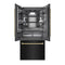 Autograph Edition 36 In. 19.6 Cu. Ft. French Door Built-in Bottom Freezer Refrigerator With Water Dispenser And Ice Maker In Black Stainless Steel With Graphite Gray Interior And Champagne Bronze Accents