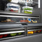 Autograph Edition 36 In. 19.6 Cu. Ft. French Door Built-in Bottom Freezer Refrigerator With Water Dispenser And Ice Maker In Black Stainless Steel With Graphite Gray Interior And Champagne Bronze Accents
