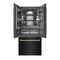 Autograph Edition 36 In. 19.6 Cu. Ft. French Door Built-in Bottom Freezer Refrigerator With Water Dispenser And Ice Maker In Black Stainless Steel With Graphite Gray Interior And Polished Gold Accents