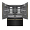 Autograph Edition 60 In. 32.2 Cu. Ft. French Door Built-in Bottom Freezer Refrigerator With Water Dispenser And Ice Maker In Black Stainless Steel With Graphite Gray Interior And Champagne Bronze Accents