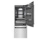 Autograph Edition 30 In. 16.1 Cu. Ft. Built-in Bottom Freezer Refrigerator With Water Dispenser And Ice Maker In Satin Stainless Steel With Graphite Gray Interior And Matte Black Accents