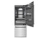 Autograph Edition 30 In. 16.1 Cu. Ft. Built-in Bottom Freezer Refrigerator With Water Dispenser And Ice Maker In Satin Stainless Steel With Graphite Gray Interior And Matte Black Accents