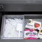 Autograph Edition 30 In. 16.1 Cu. Ft. Built-in Bottom Freezer Refrigerator With Water Dispenser And Ice Maker In Satin Stainless Steel With Graphite Gray Interior And Matte Black Accents