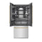 Autograph Edition 36 In. 19.6 Cu. Ft. French Door Built-in Bottom Freezer Refrigerator With Water Dispenser And Ice Maker In Satin Stainless Steel With Graphite Gray Interior And Champagne Bronze Accents